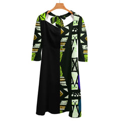 Sweetheart Knot Flare Dress