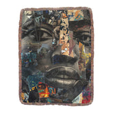 Ultra-Soft Mixed Green Fringe Blanket 60"x80"