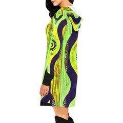 Women's All Over Print Hoodie Mini Dress (H27)