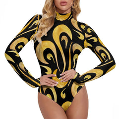 Women's Turtleneck Long Sleeve Bodysuit