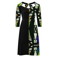 Women's Sweetheart Knot Flare Dress