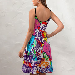 Women's Elegant Suspender Dress