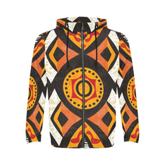 Men's All Over Print Full Zip Hoodie (Model H14)Polyester 94%, Spandex 6%, for Men, .21.87 Oz. Polyester 94%, Spandex 6%.Dye-sublimation printing, Personalized for men.