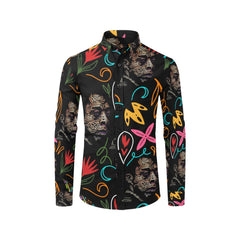 Men's All Over Print Long Sleeve Shirt(Without Pocket)(T61)