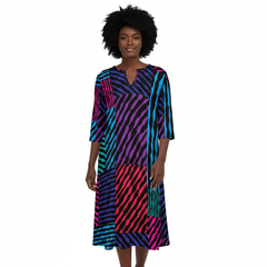 7-point sleeve dress