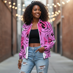 Women's Long Sleeve Zipper Jacket