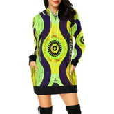 Women's All Over Print Hoodie Mini Dress (H27)