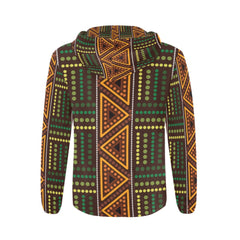 Men’s African Print Full Zip Hoodie – All-Over Tribal Pattern Fashion Jacket (4)