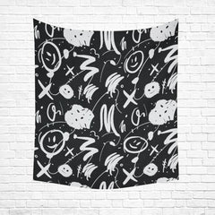 White Wall Tapestry - 51"x 60"