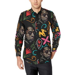 Men's All Over Print Long Sleeve Shirt(Without Pocket)(T61)