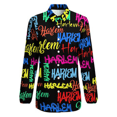 Women's Vintage Casual Long Sleeve Button-Down Shirt