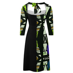 Women's Sweetheart Knot Flare Dress