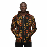 Men’s African Print Full Zip Hoodie – All-Over Tribal Pattern Fashion Jacket (5)