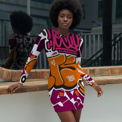 Women's Elegant Long Sleeve Skinny Dress