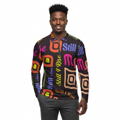 Men’s Short-Sleeve Zip-Up Shirt