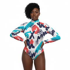 Women's Turtleneck Long Sleeve Bodysuit