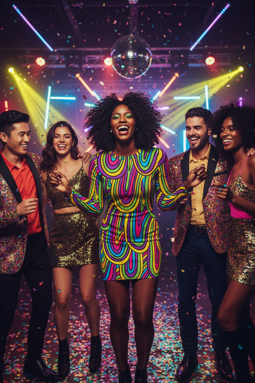 Soft Elegance in Motion: The Afrocentric Power of a Long Sleeve Skinny Dress