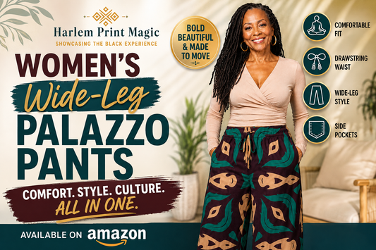 Women’s Wide-Leg Palazzo Pants: Comfort, Style, and Black Excellence