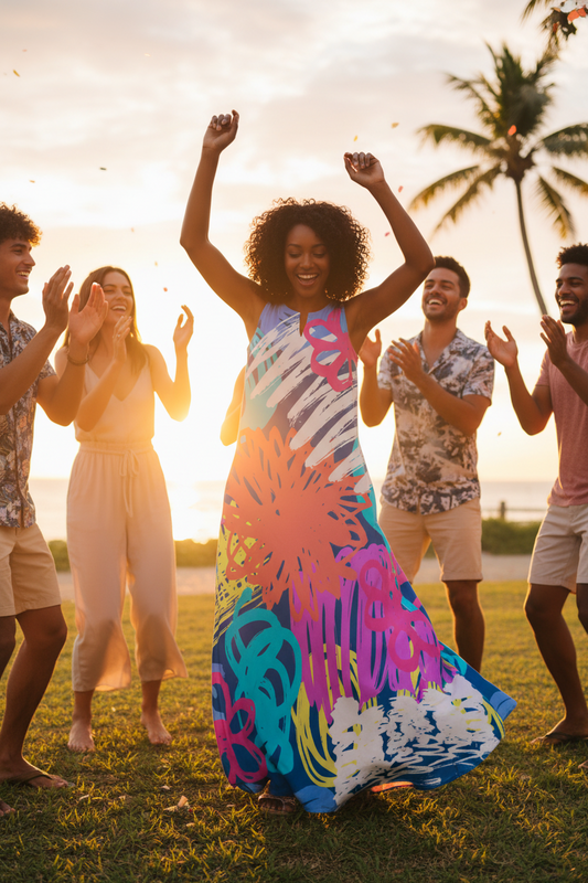 The Sleeveless Maxi Dress: Elegance, Expression, and Harlem’s Influence