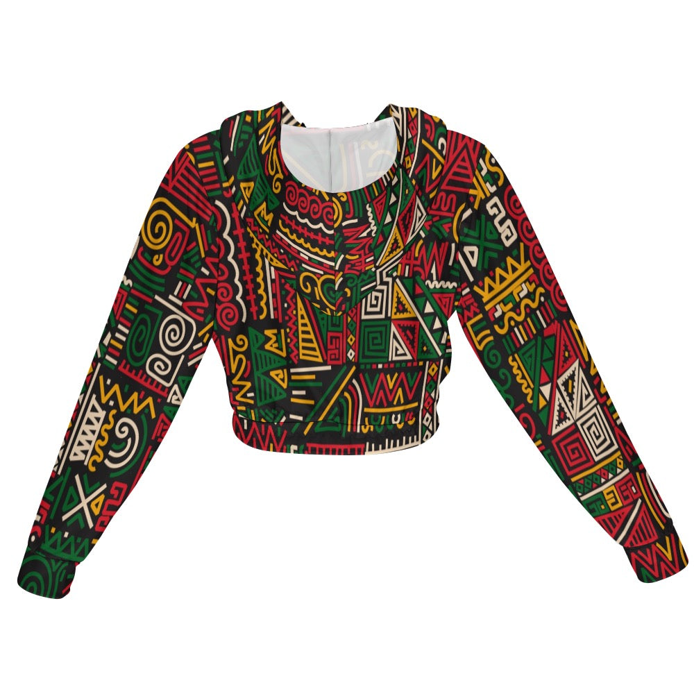 Women's Chiffon Cropped Jacket zipper coat
