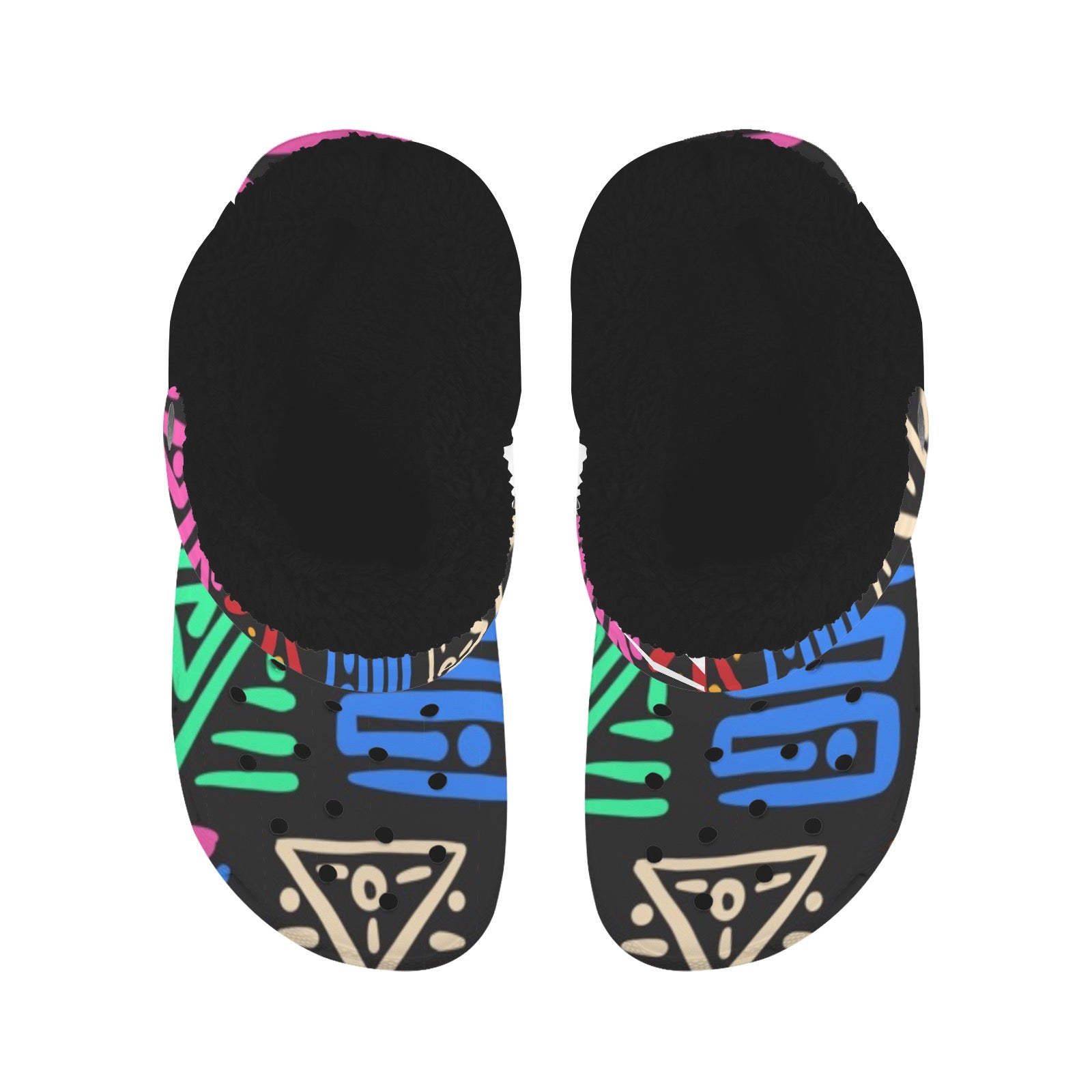 Custom Print Fleece Lined Adults Clogs