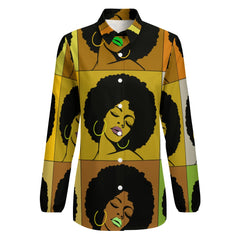 Vintage Casual Long Sleeve Shirt Top