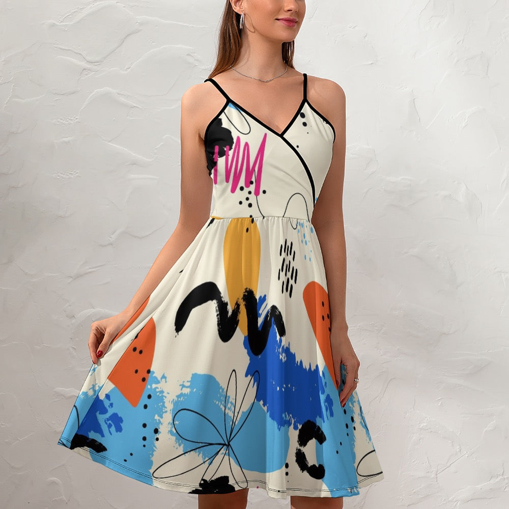 Women's Elegant Suspender Dress