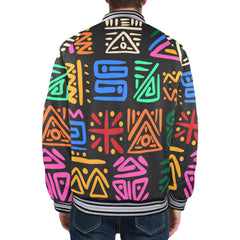New Men's Striped Trim Bomber Jacket