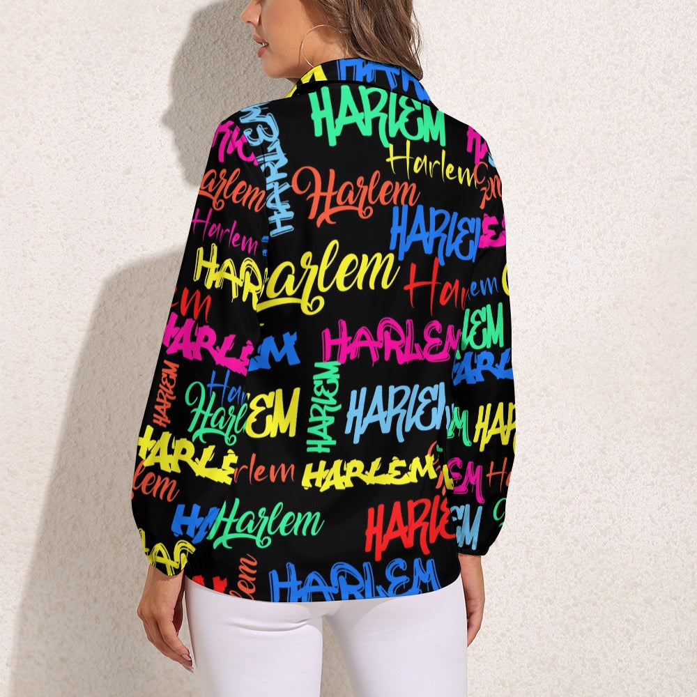Vintage Casual Long Sleeve Shirt Top