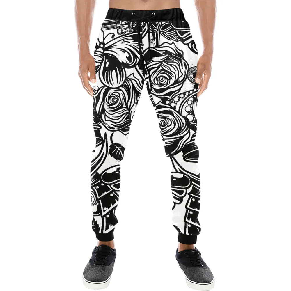 Men's All-Over Jogger Sweatpants (Model L11)