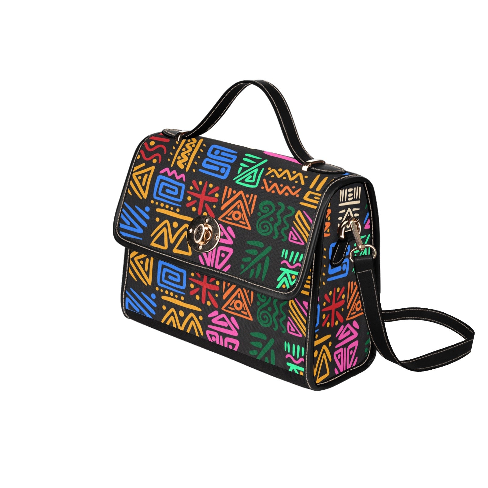 Lock bag (black shoulder strap, black edging)
