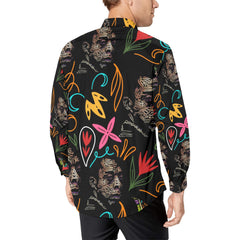 Men's All Over Print Long Sleeve Shirt(Without Pocket)(T61)