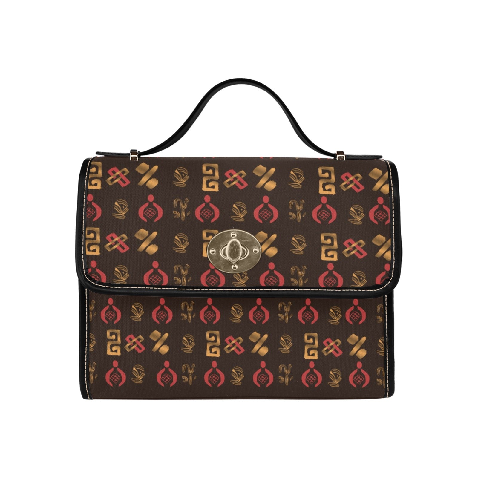 Lock bag (black shoulder strap, black edging)