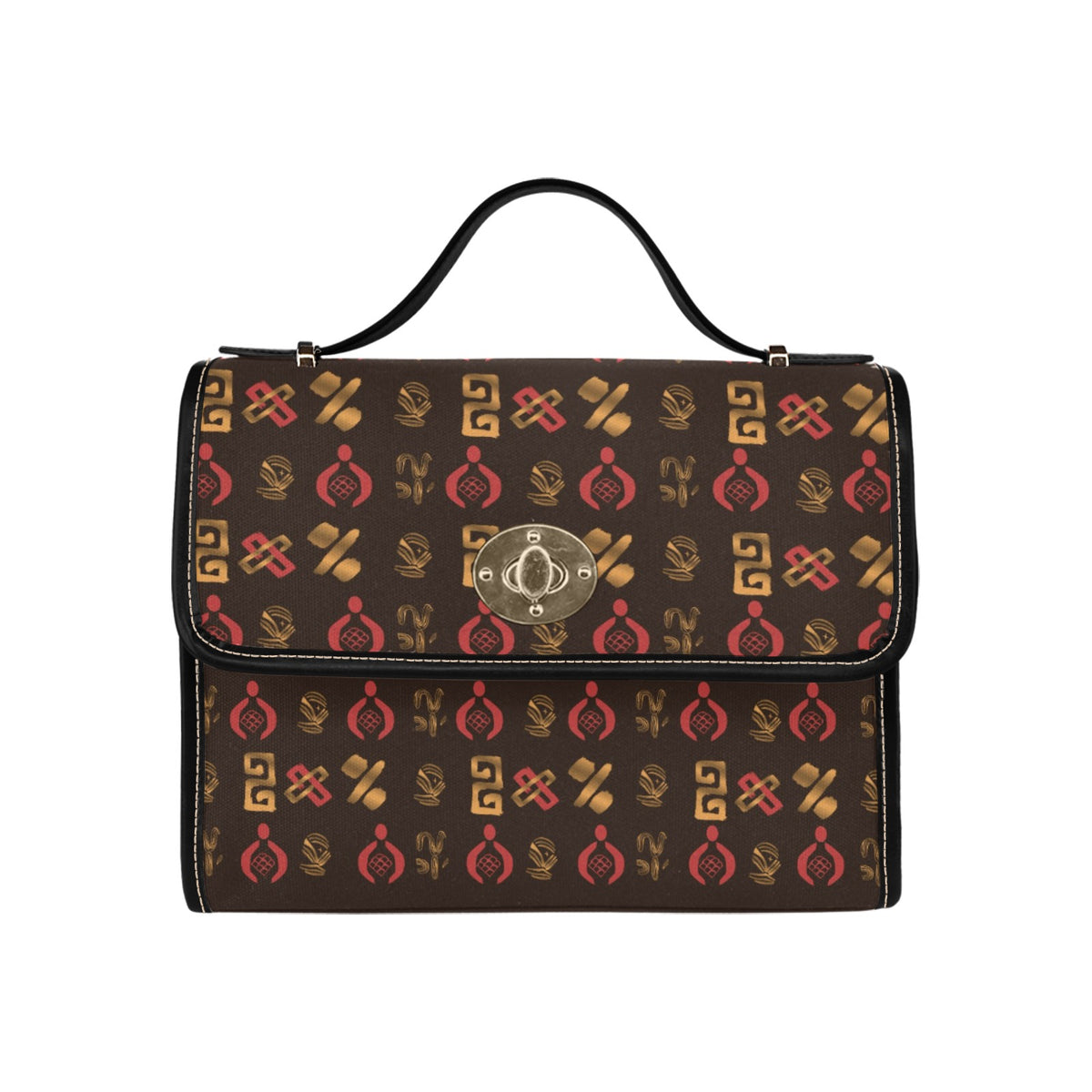 Lock bag (black shoulder strap, black edging)