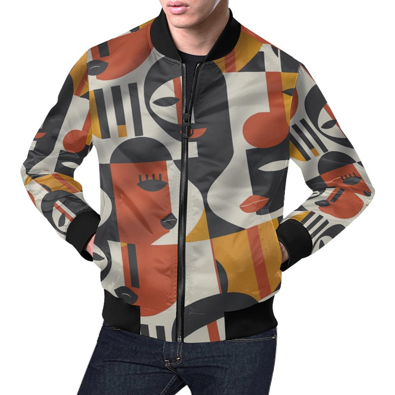 Men's All Over Print Casual Jacket (Model H19)