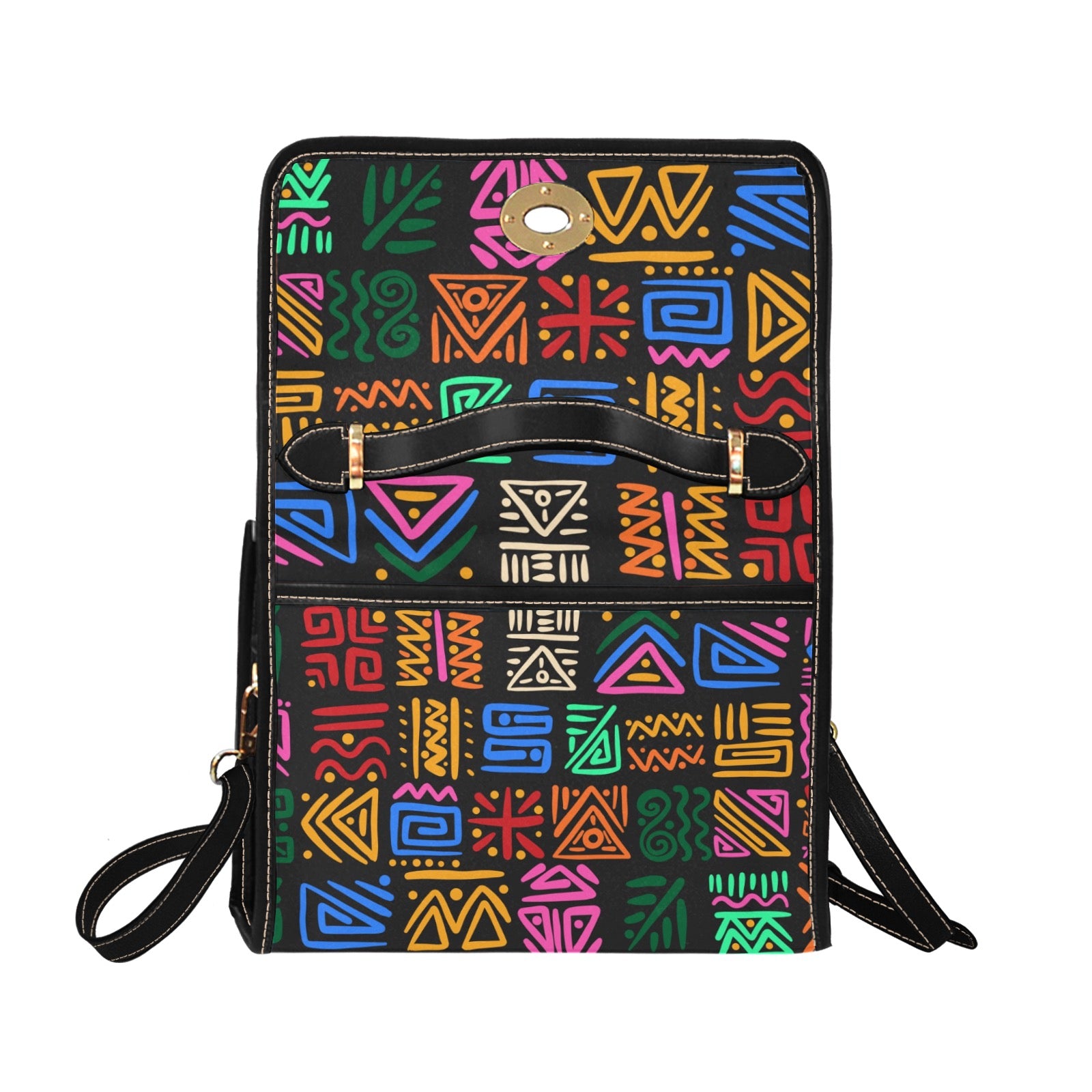 Lock bag (black shoulder strap, black edging)