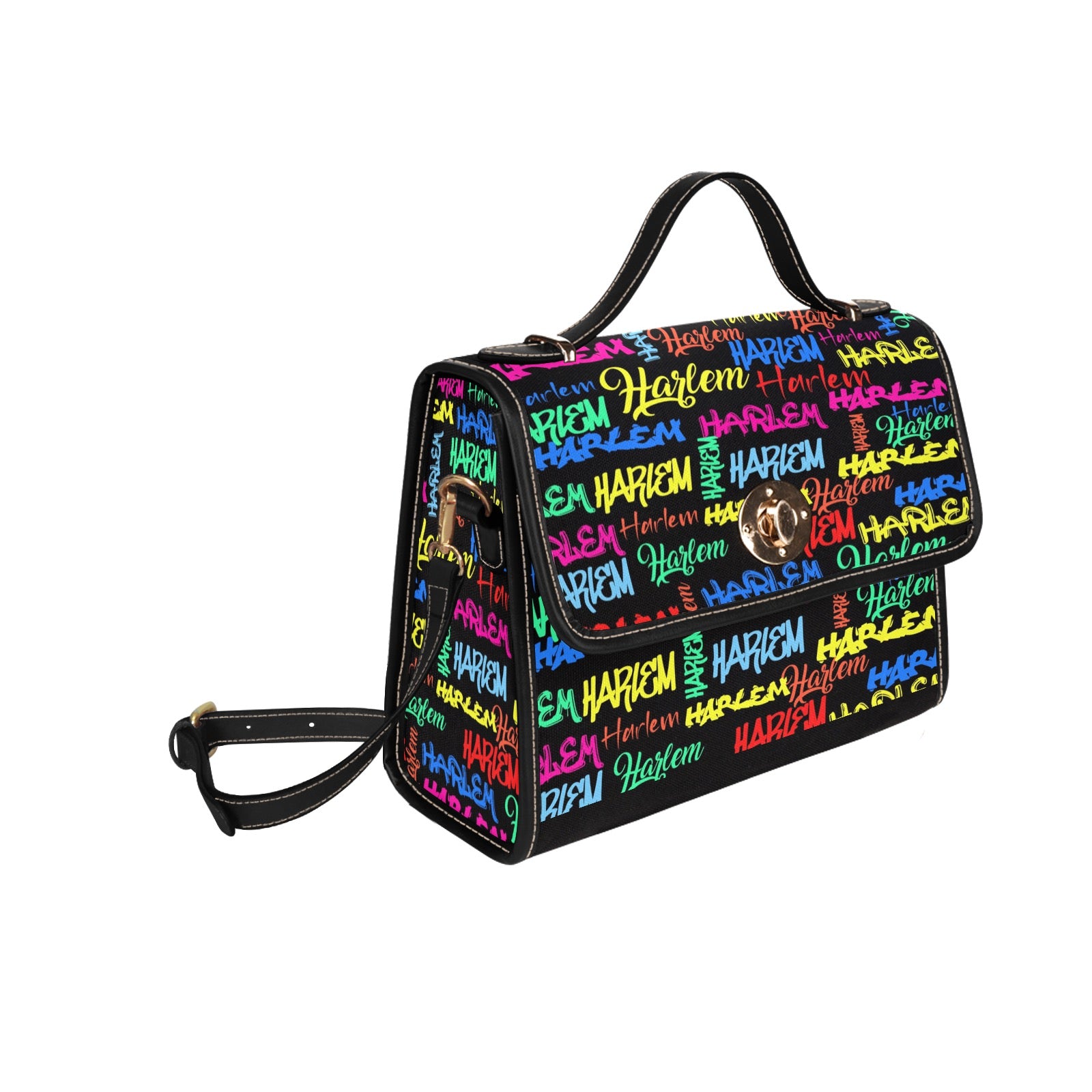 Lock bag (black shoulder strap, black edging)