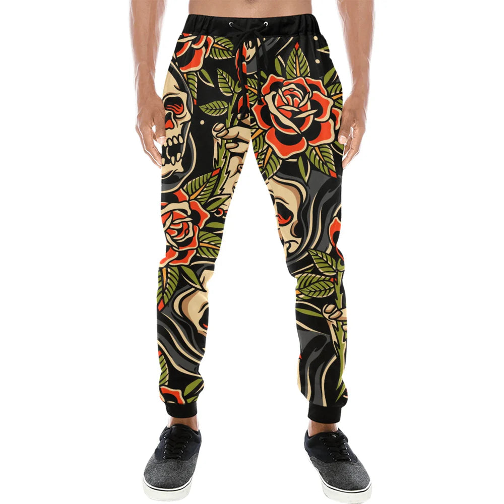 Men's All-Over Jogger Sweatpants (Model L11)