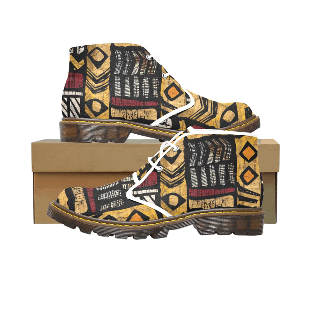 Men's Canvas Chukka Boots (Model 2402-1)