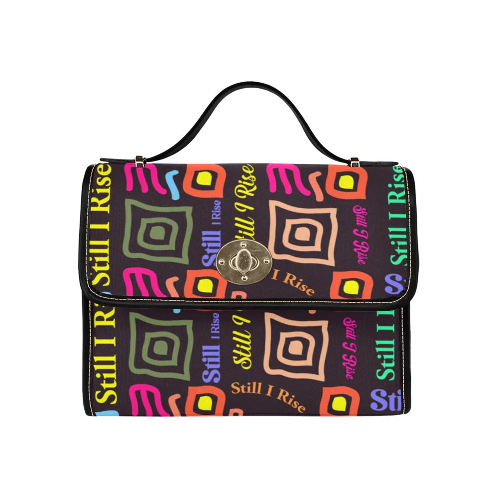 Classic Lock Satchel with Removable Strap