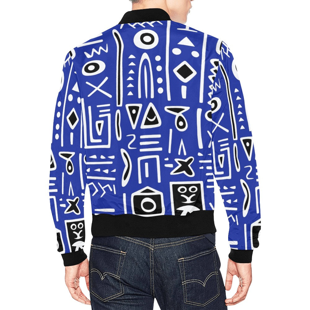 Men's All Over Print Casual Jacket (Model H19)