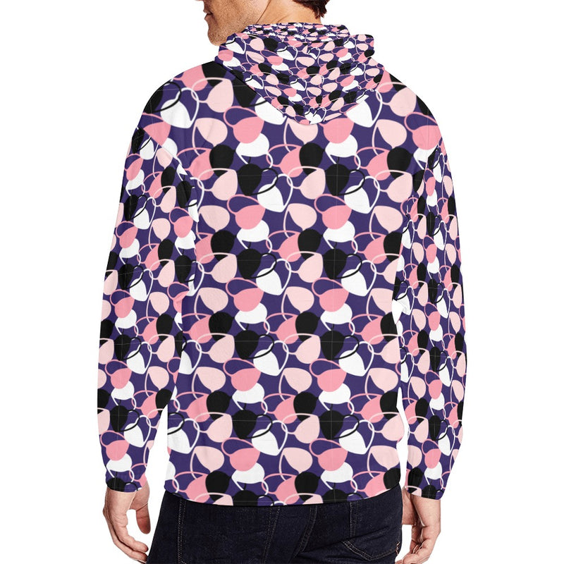 Men's All Over Print Full Zip Hoodie (Model H14)