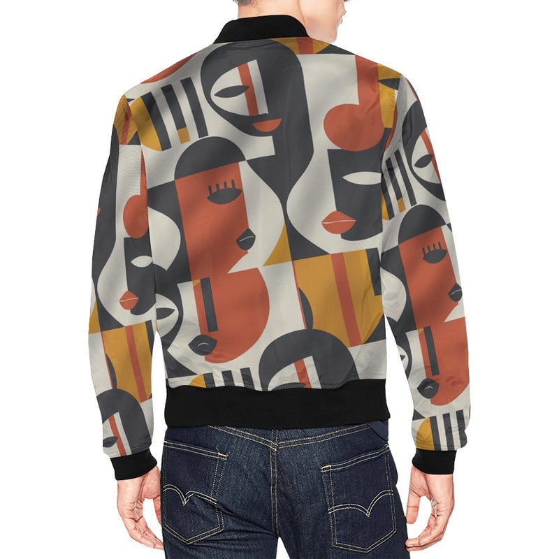 Men's All Over Print Casual Jacket (Model H19)