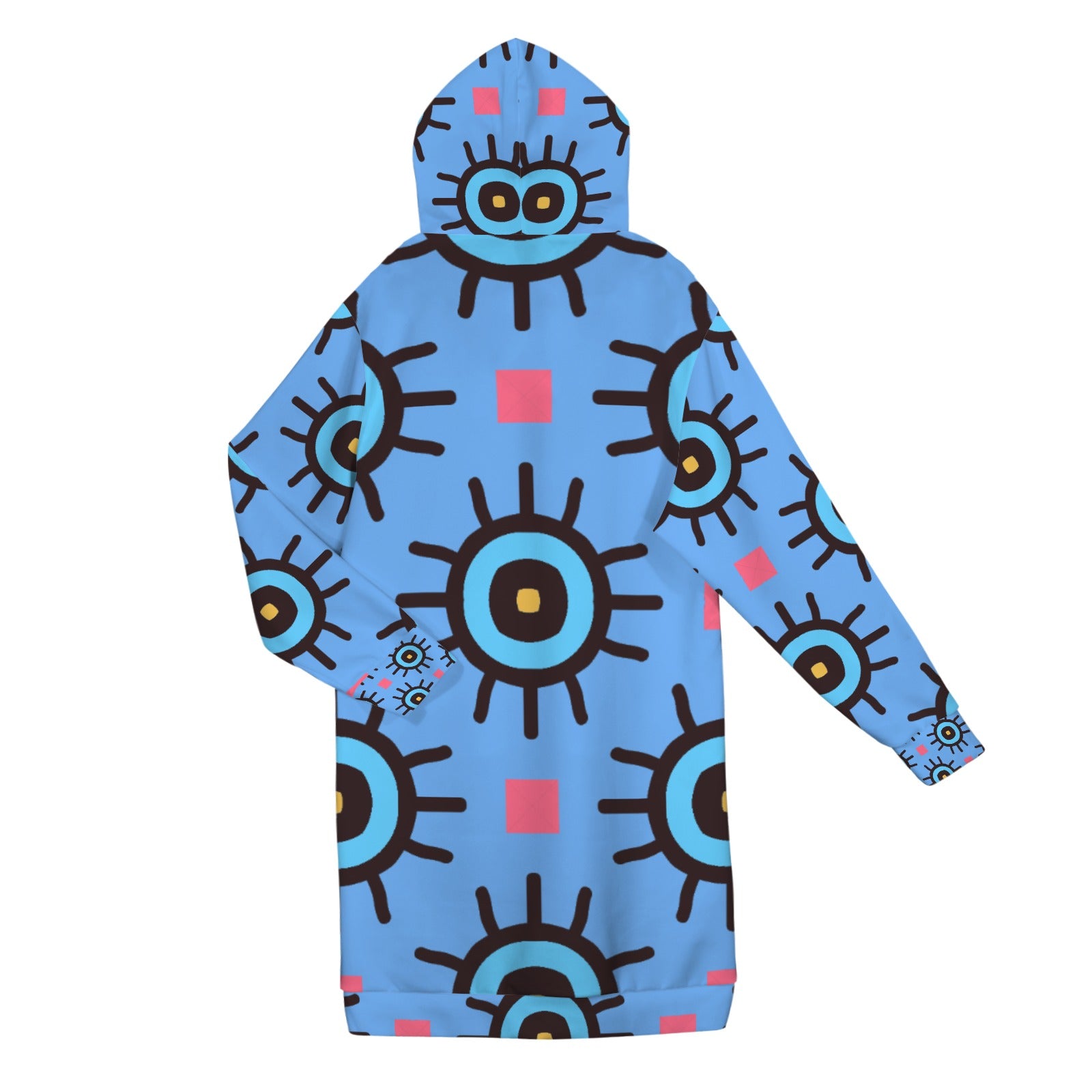 Women's Long Hooded Coat (H72)