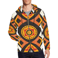 Men's All Over Print Full Zip Hoodie (Model H14)Polyester 94%, Spandex 6%, for Men, .21.87 Oz. Polyester 94%, Spandex 6%.Dye-sublimation printing, Personalized  for men.