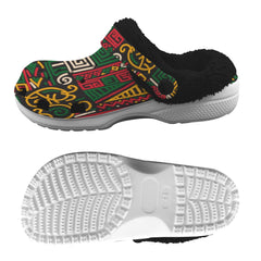 Custom Print Fleece Lined Adults Clogs