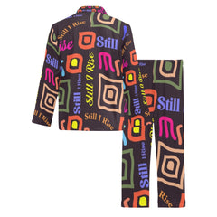 Men's V-Neck Long Pajama Set