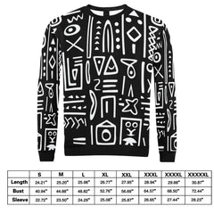 Men's All Over Print Sweatshirt (Model H18)
