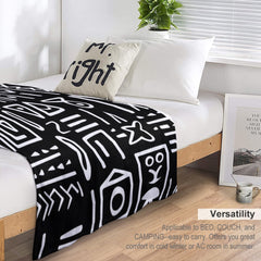 froCentrc Pattern  Black culture Black History Harlem Renaissance)Ultra-Soft Flannel Blanket Multiple Sizes  ( Harlem Print Magic)