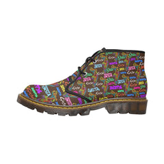 Women's Canvas Chukka Boots (Model 2402-1) HPM